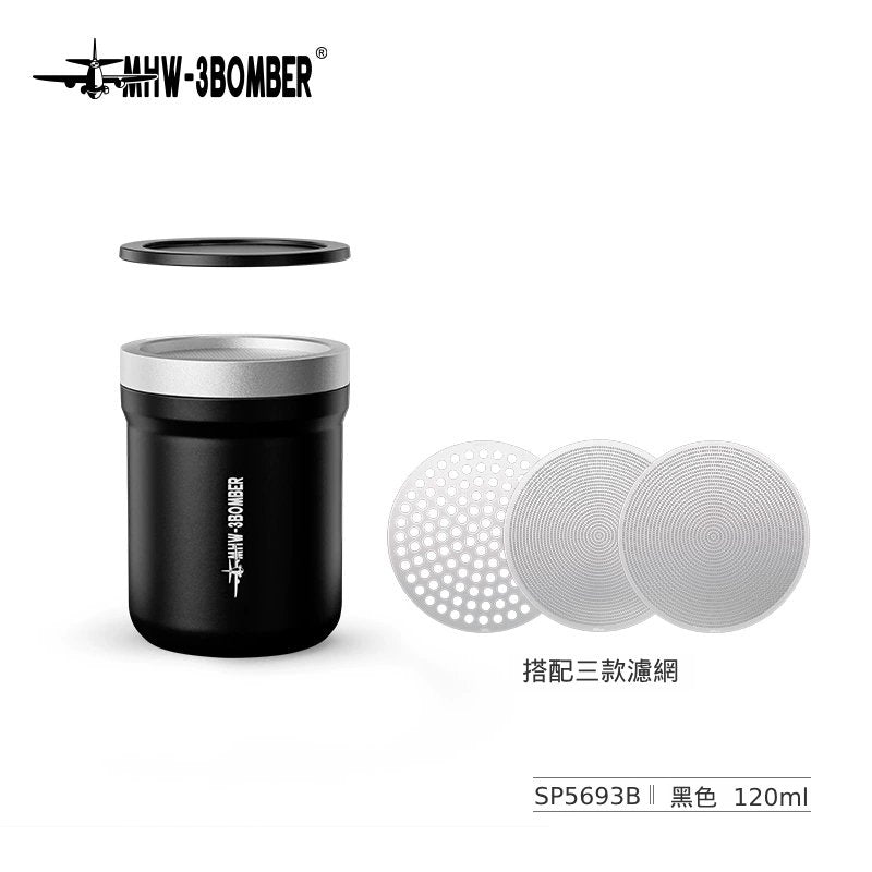 Shark撒粉器 - 120ML - 黑色 - MHW - 3BOMBER TAIWAN